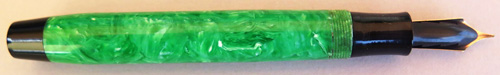 PARKER DUOFOLD SENIOR IN JADE GREEN WITH FLAWLESS COLOR